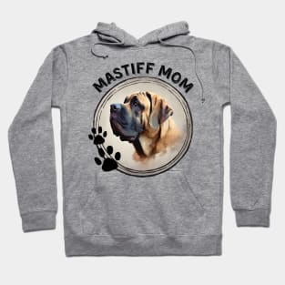 Mastiff Dog Mom Dog Breed Portrait Hoodie